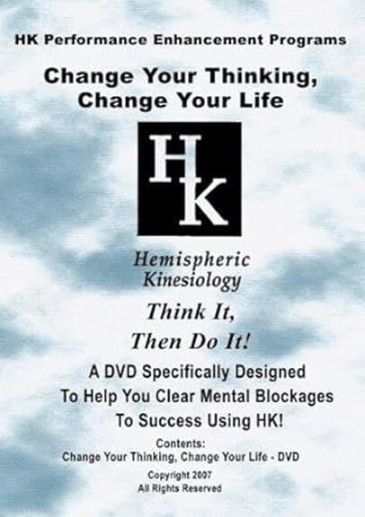 A dvd cover for the book, change your thinking, change your life.